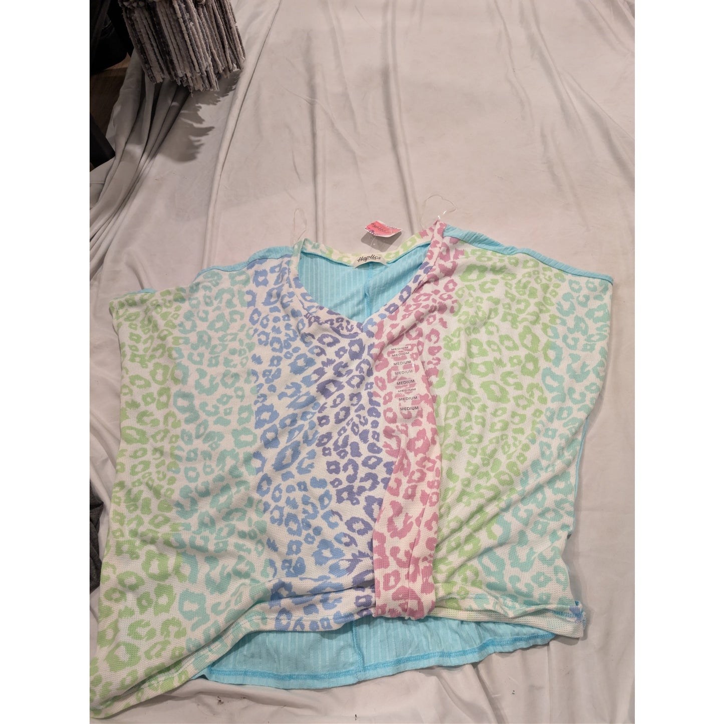 1339 - Haptics Pastel Animal Print Blouse - Medium - NWT