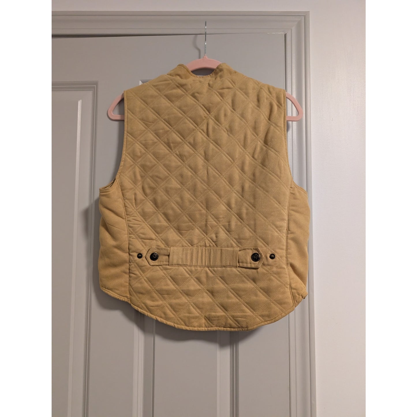 1485 - Mountain Horse Mustard quilted short jacket - Medium