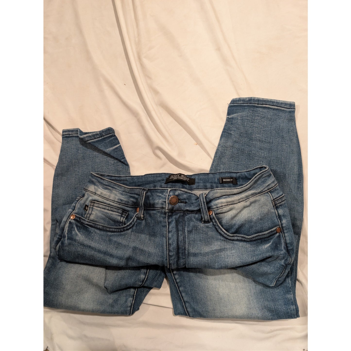 1310 - Distressed High Rise Straight Leg Jeans - XXL