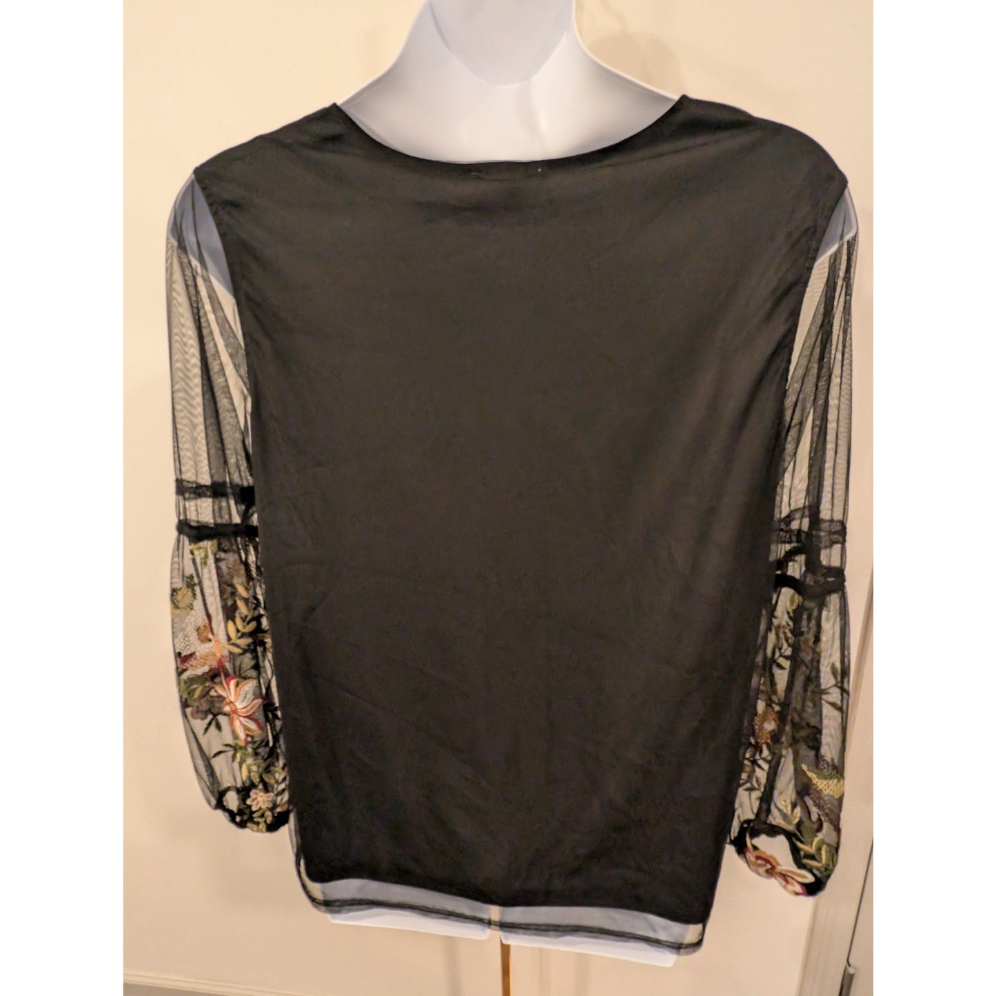 1378 - Indigo Thread Co. Embroidered Blouse - 1X - NWOT