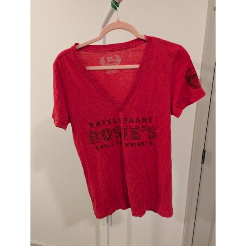 1487 - Iron Smoke Rattlesnake Rosie's TShirt - XL