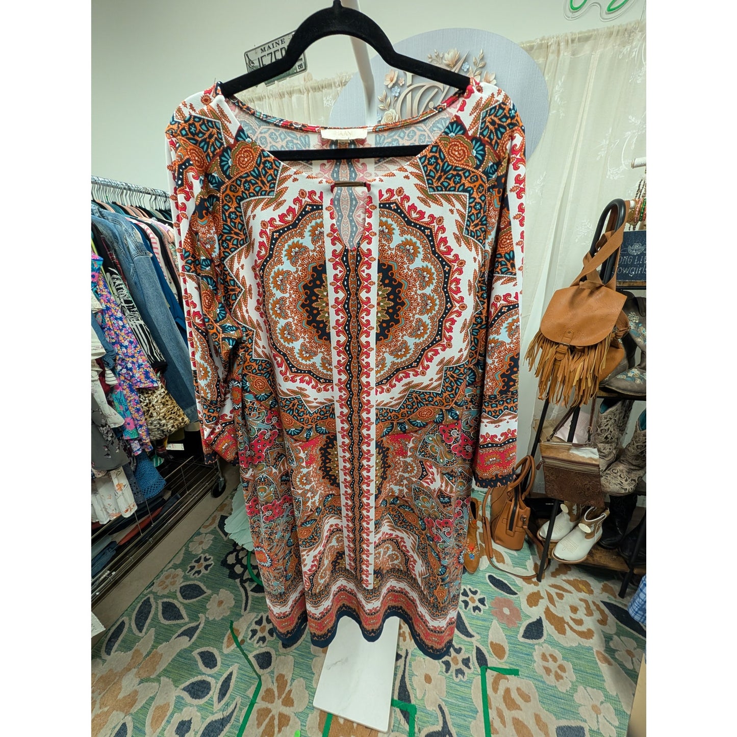 242 - HANNI Boho Dress - Size 3X - PreLoved