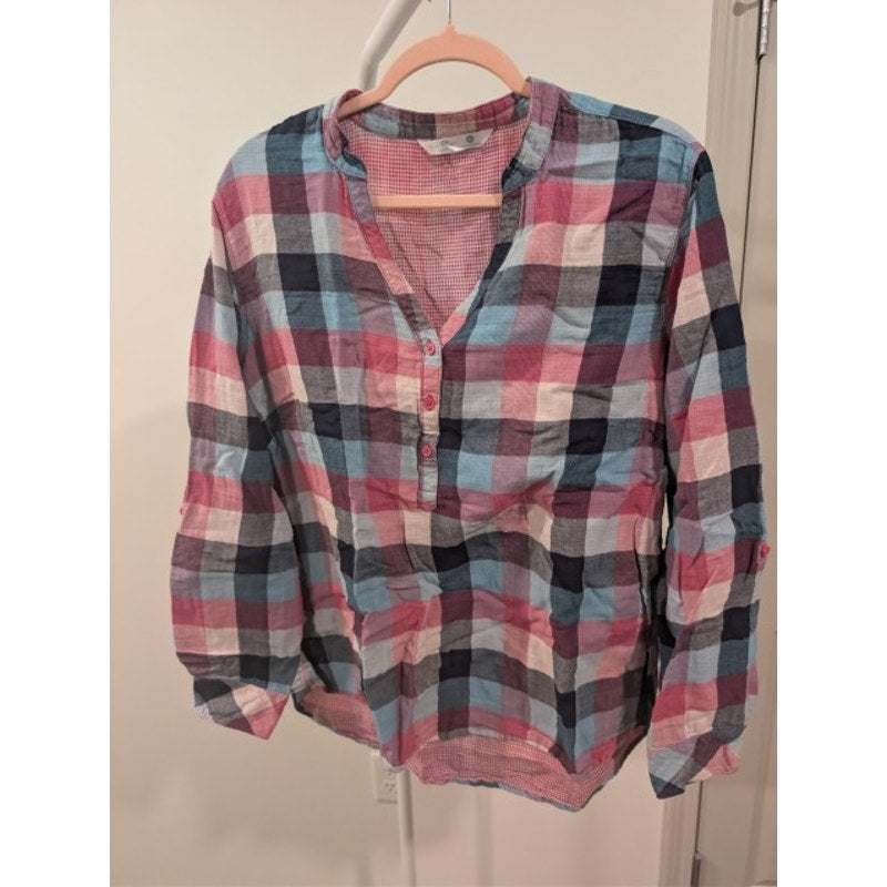 1512 - Lee Riders Plaid Mormon Collar - XL