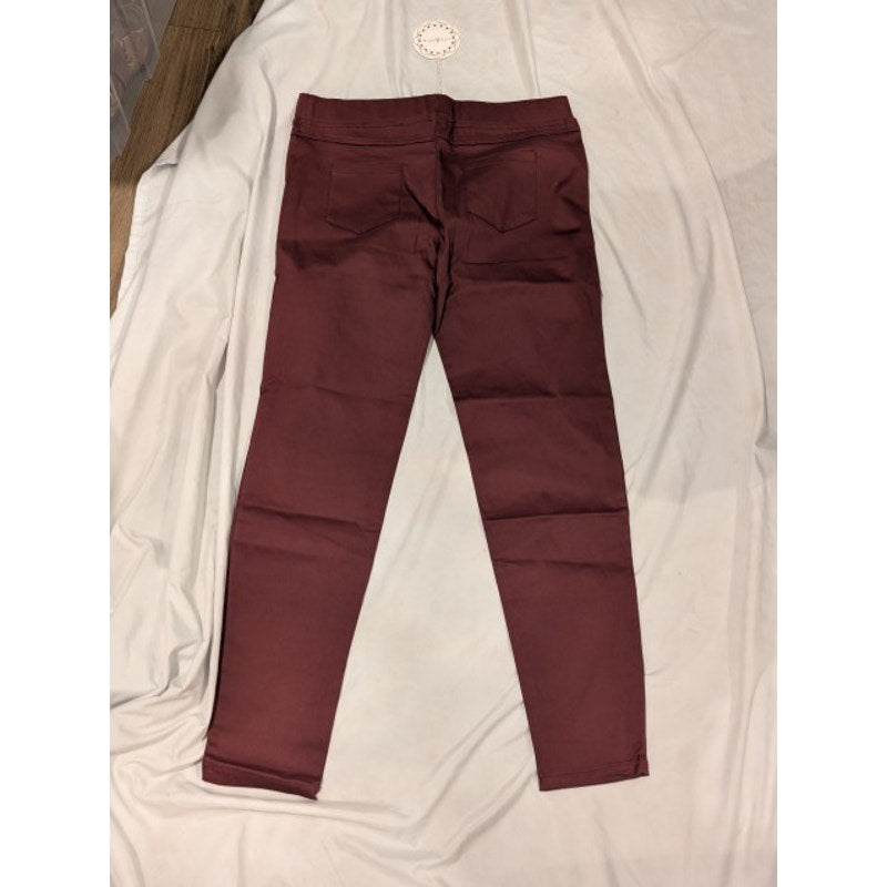1392 - Umgee Pull on Skinny Hot Pants in Burgundy - 1XL - NWT