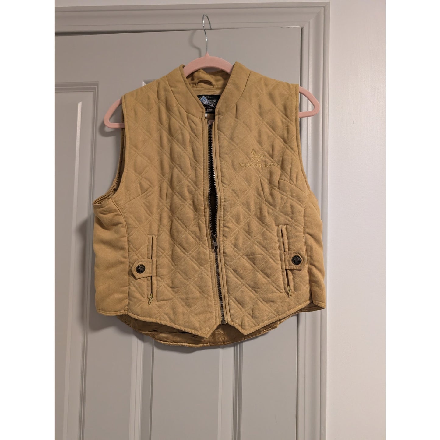 1485  - Mountain Horse Mustard quilted short jacket - Medium
