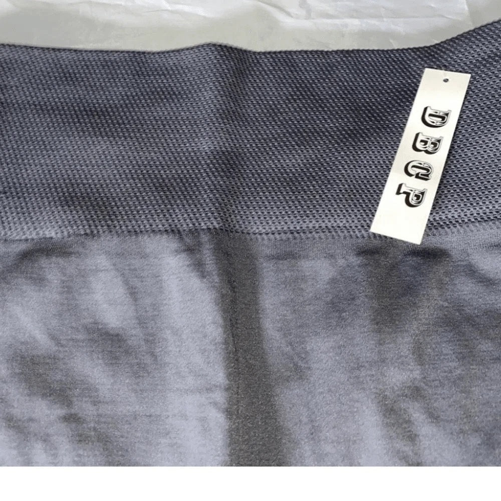 1360 - DBCP Fleece Lined One-Size High Waisted Slimming Leggings Grey Buttery Soft