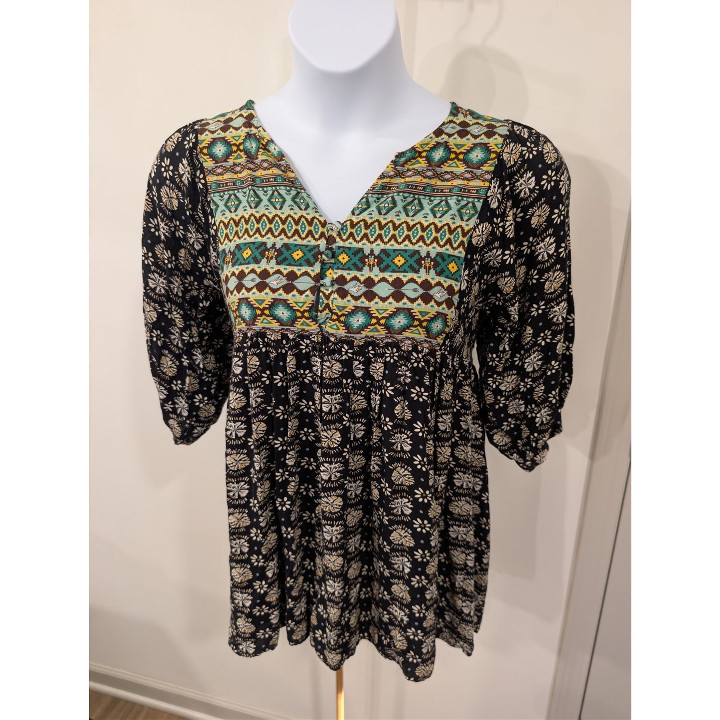 1443 - Umgee Boho Tunic/Dress- PreLoved - Medium