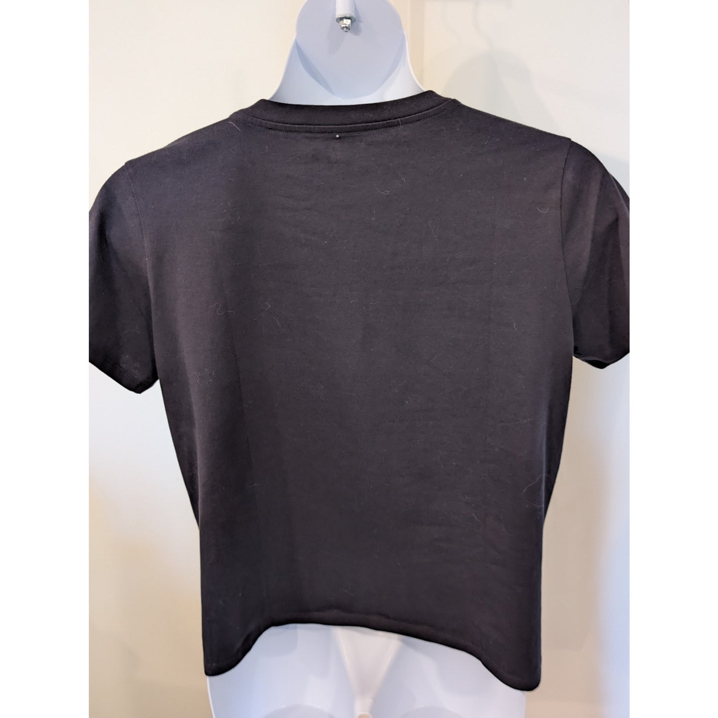 1157 - Levi's Black Rhinestone Logo Crop T-Shirt Womens - NWT - 1X