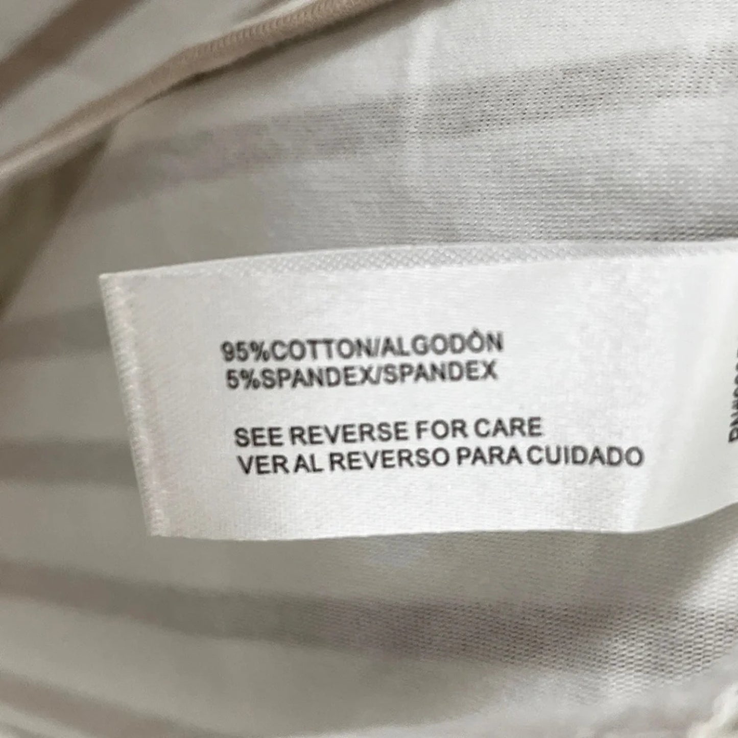 1076-Carolyn Taylor Striped Dog Embroidered Cotton Tee Womens 1X Beige White