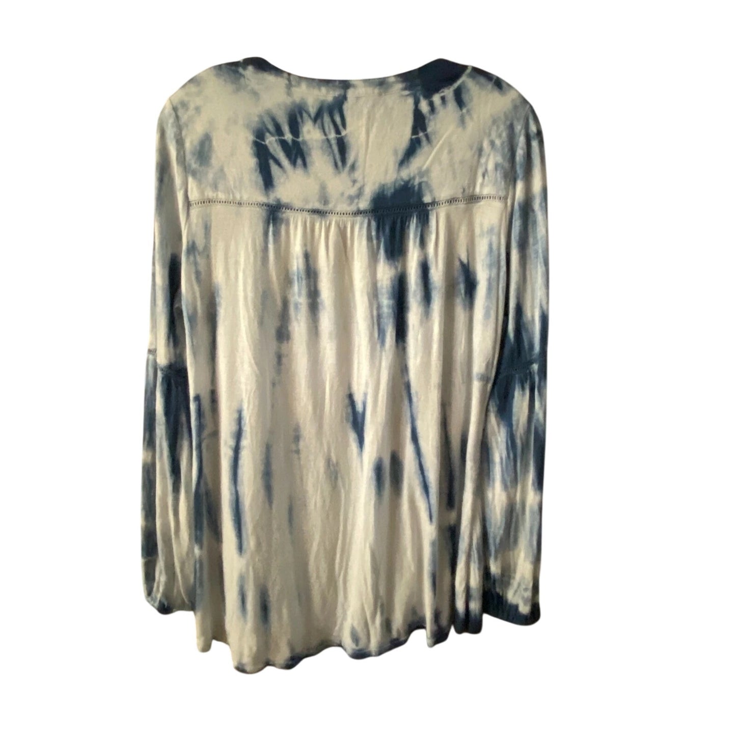 1261 - Vintage America Tie Dye - XL Embroidered and Crochet