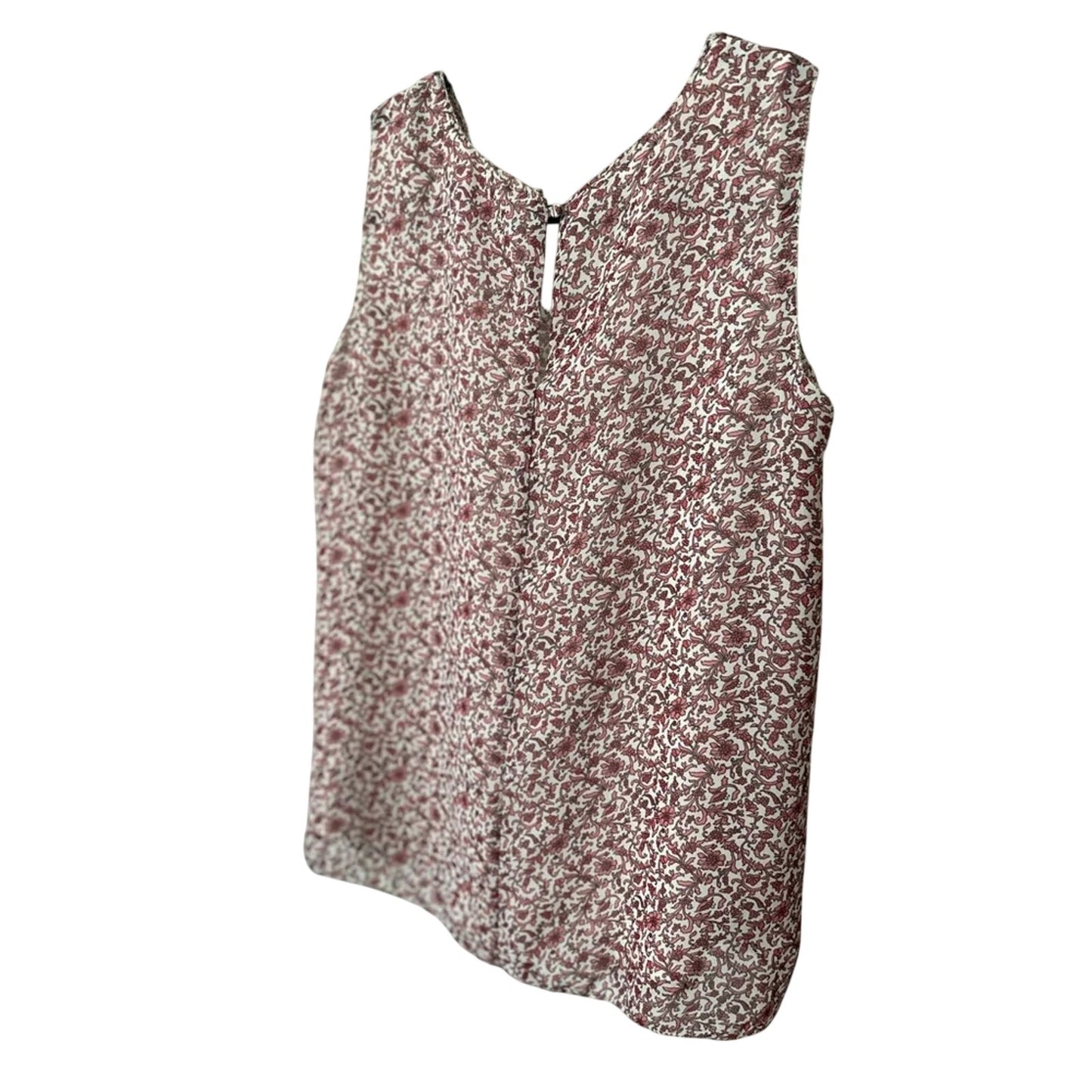 1093 - Catherine Maladrino Floral Sleeveless Blouse Boho Print NWT - 3X