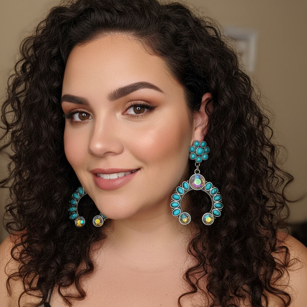 1457 - Western Squash Earrings - NWT