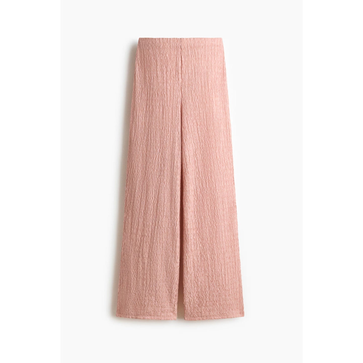 1102 - Dusty Pink Crinkled Wide Leg Pants - Size XL - NWT