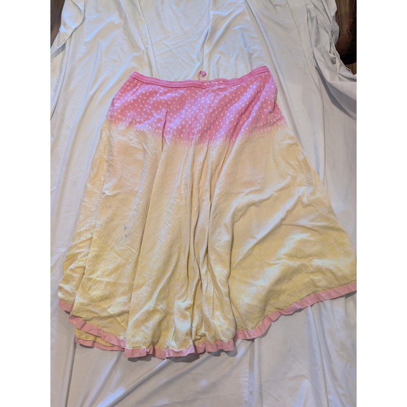 1243 - Vintage Broomstick Skirt - Pre-loved- Maxi
