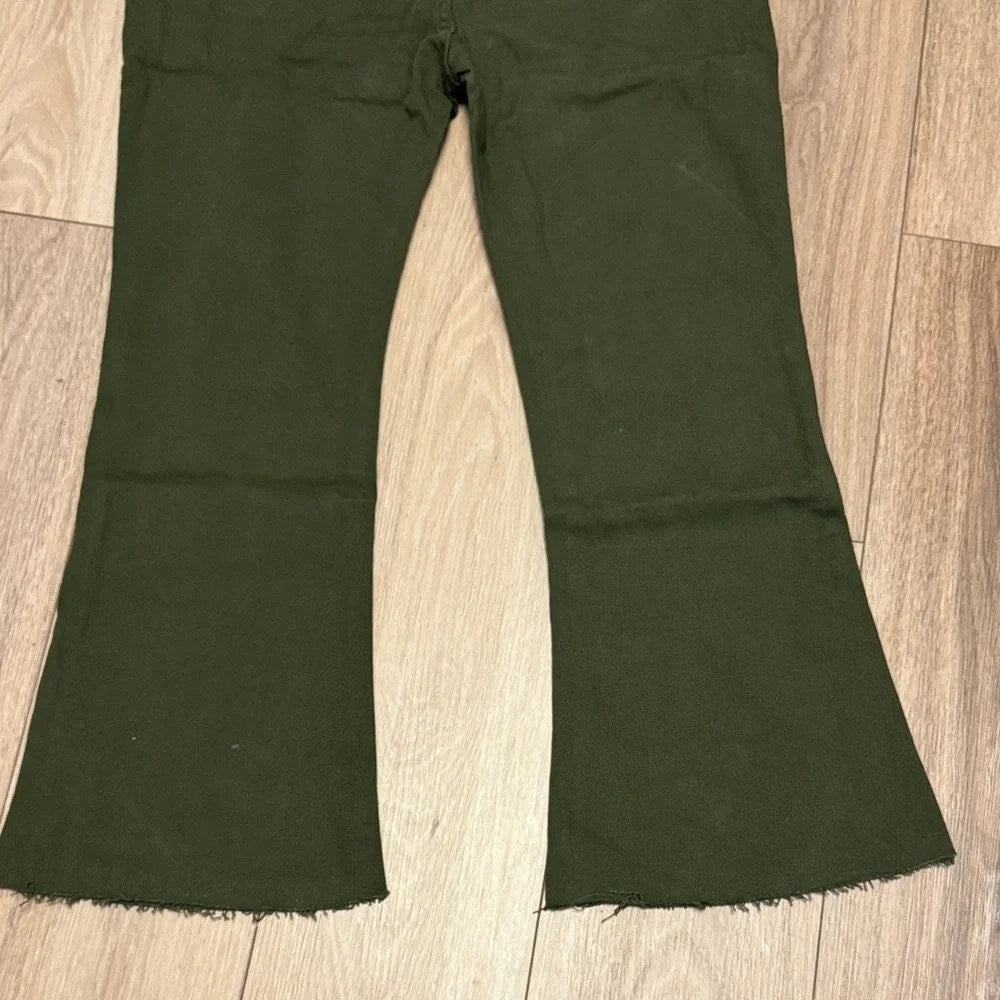 1408 - Umgee Olive Overalls - Small - NWT