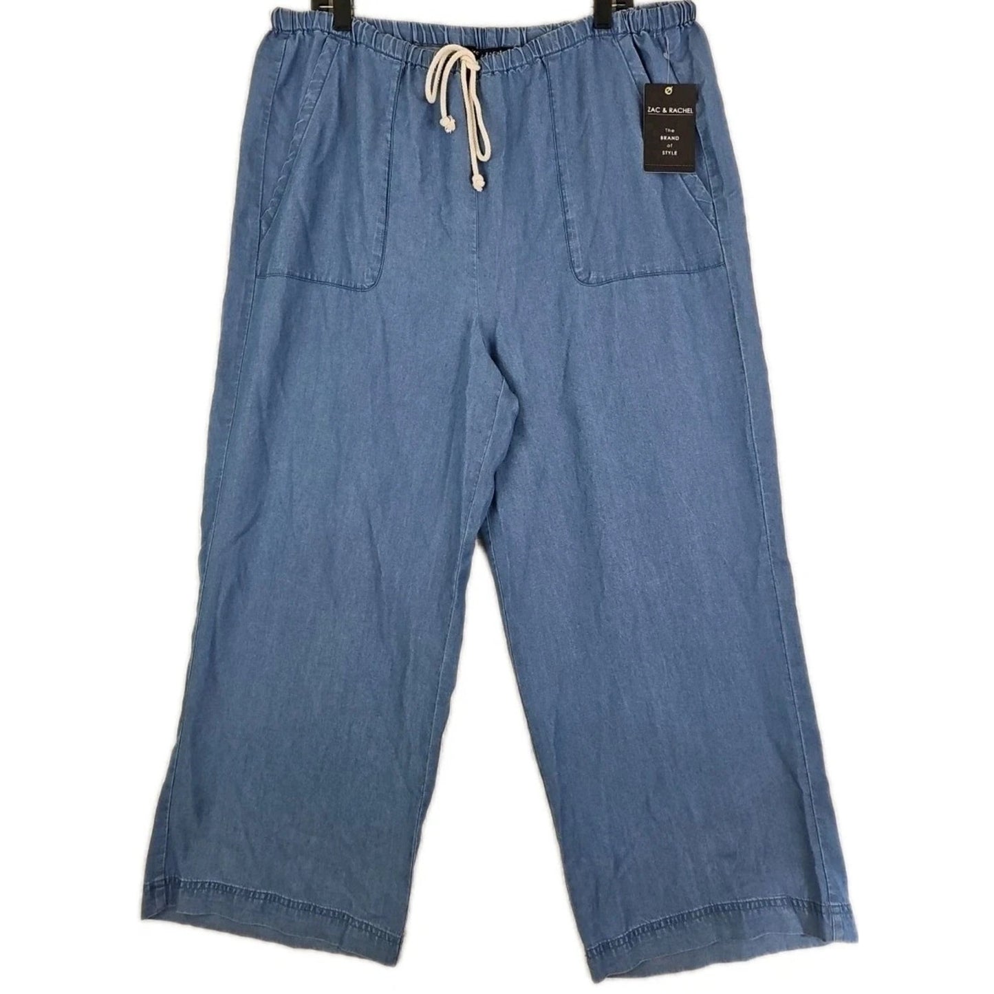 1079 - ZAC & RACHEL Wide Leg Crop Pants- New- 3X