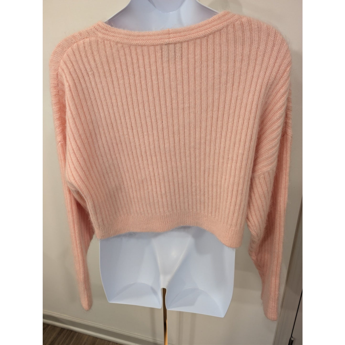 1050 - Phillip Lim - Oversized Ribbed Mohair Cropped Pullover - NWT - Size L