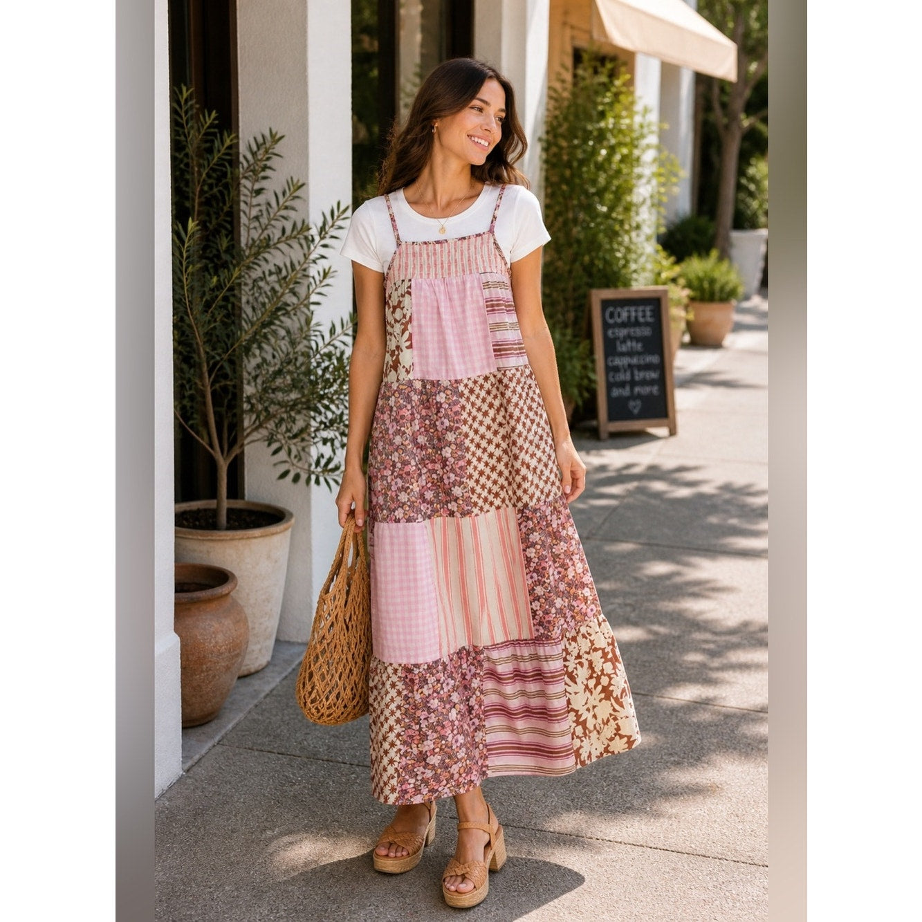 1269 - Universal Threads Patchwork Sundress - Size Small