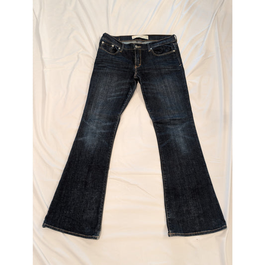 1029 - Abercrombie and Fitch Flare Jeans Dark Wash Size 4S