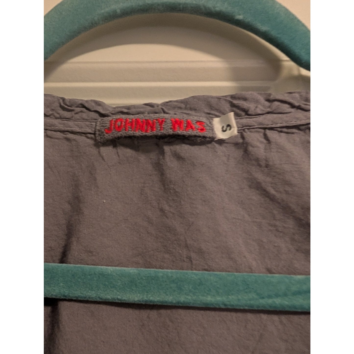 15535 - Johnny Was Embroidered Cotton Shirt - Small