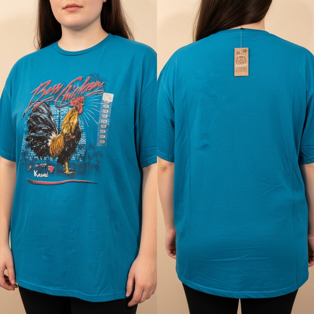 1302 - Boss Chicken Kauai T-Shirt - 2XL NEW
