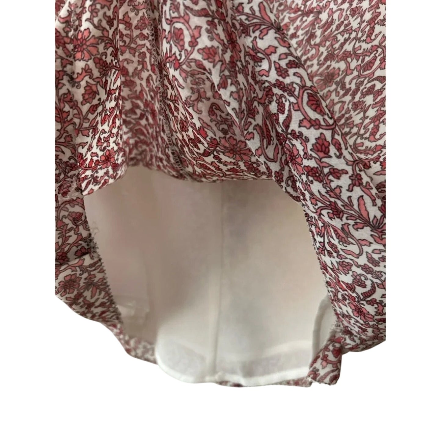 1093 - Catherine Maladrino Floral Sleeveless Blouse Boho Print NWT - 3X