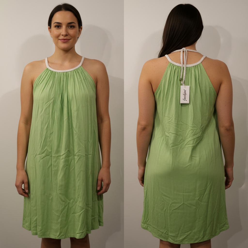 1313 - Jackpot Corded Halter Dress - NWT - One Size