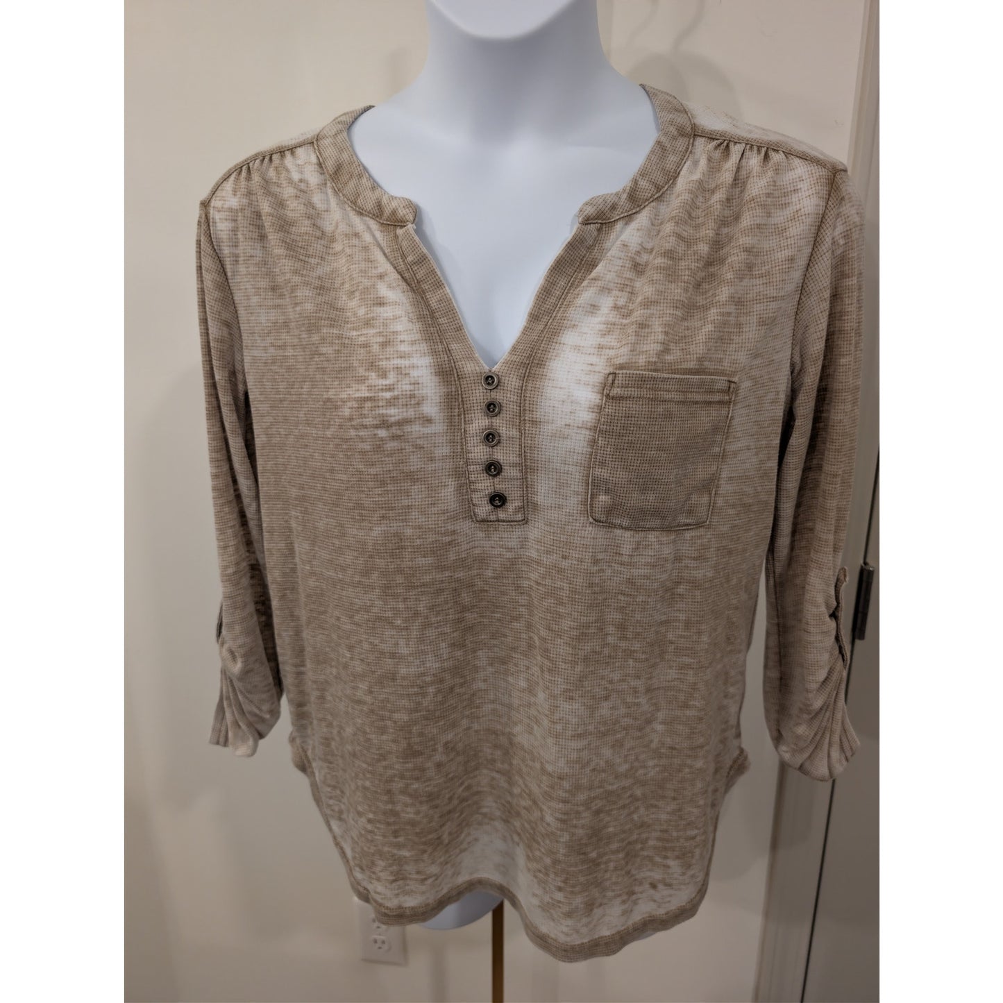 1299 - Jane & Delancey Baby Waffle Knit Blouse - Small