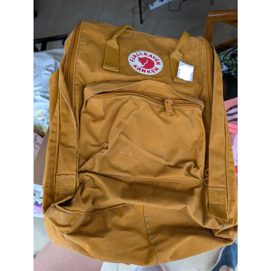 1063 - Fjallraven Kanken Backpack 16" Mustard Canvas