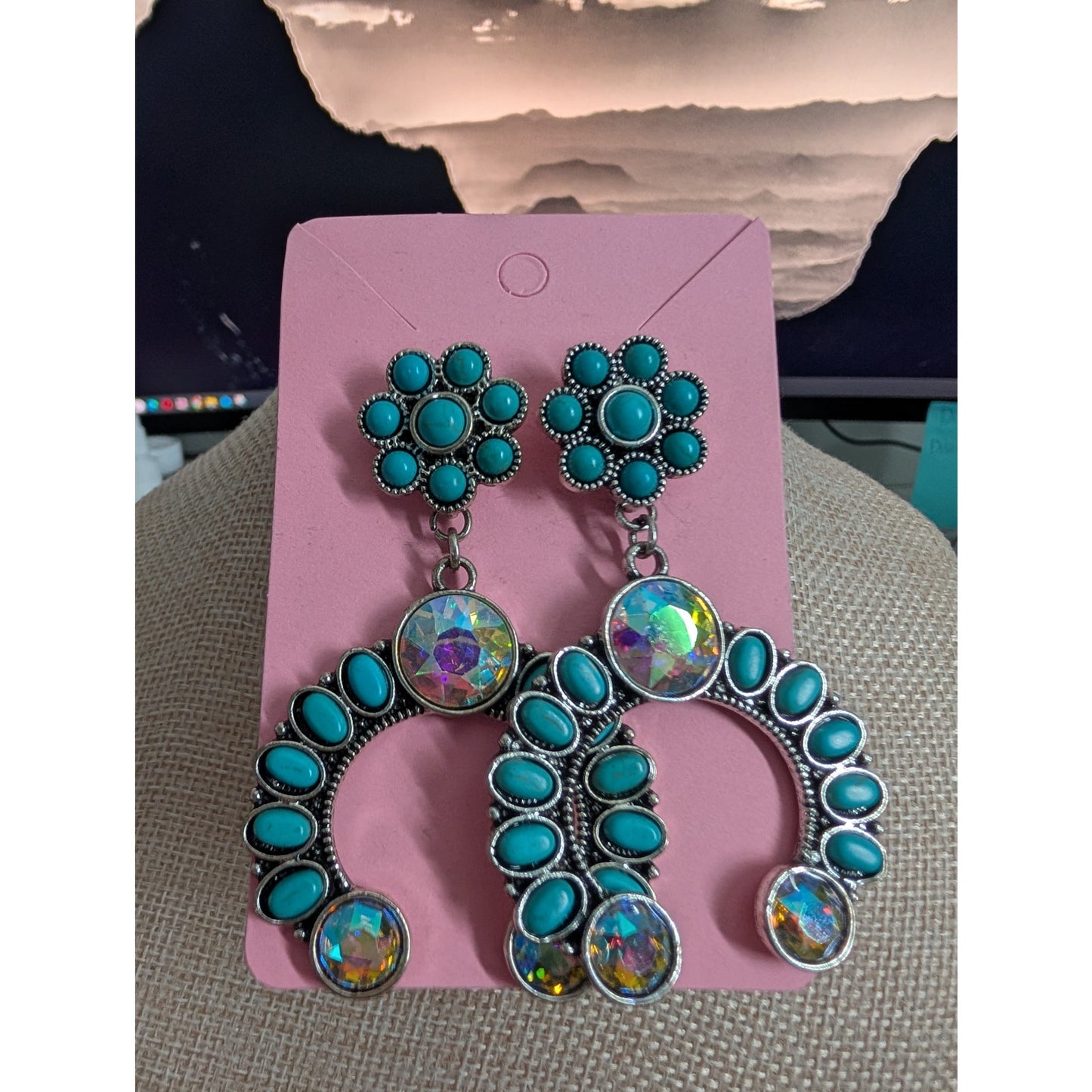 1457 - Western Squash Earrings - NWT