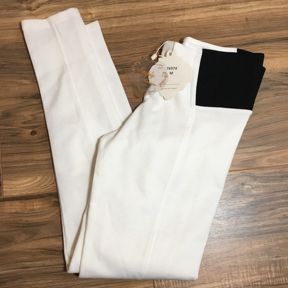 1234 - Simply Couture Size Med - White Leggings