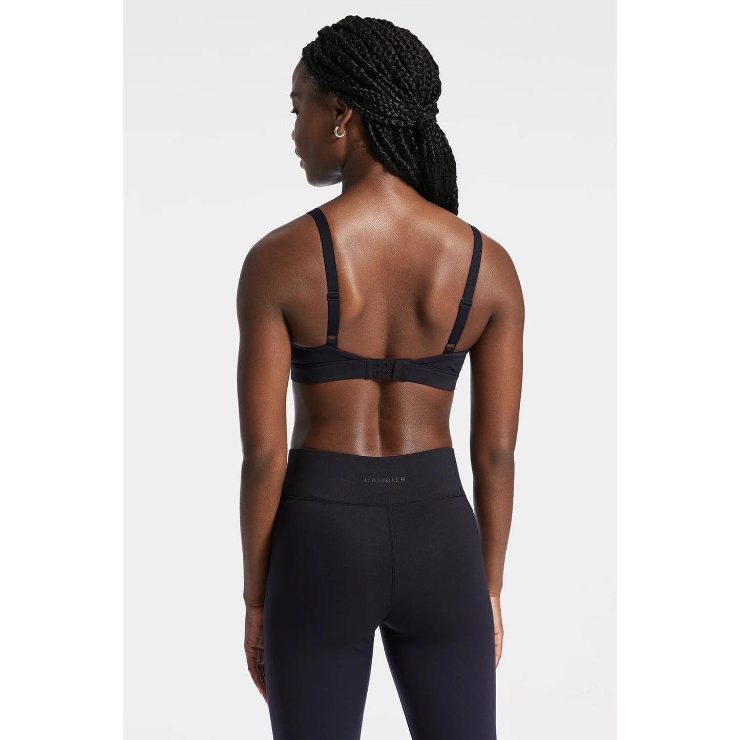 1012 - Bandier Sports Bra Scoop Neck Strappy Size 2xl - NWT