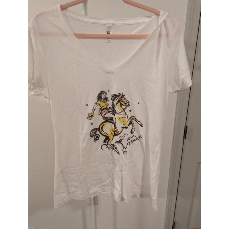 1482 - Ideal T Vintage Cowgirl on Horse  - XL