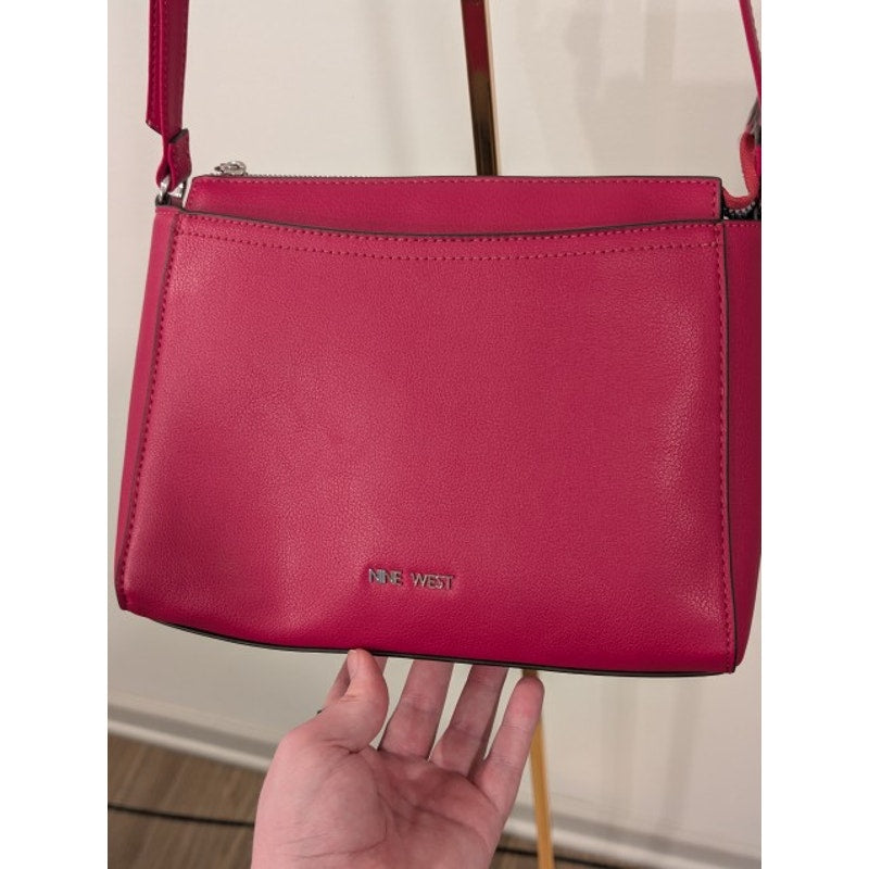 1290 - Nine West Hot Pink Shoulder Purse/Crossbody - NEW